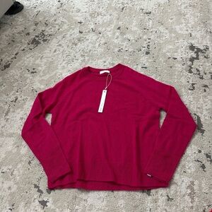 One Grey Day 100% Cashmere Crewneck Sweater Size Small NWT